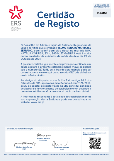 Certidão - estabelecimento móvel